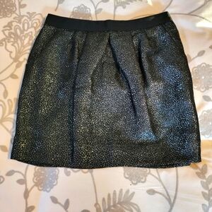Black & Silver Cocktail Skirt